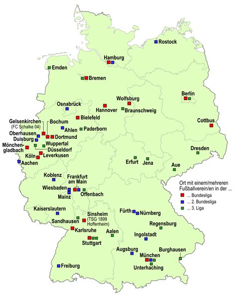 Liga in the german football league system. Bundesliga Map | die bundesliga uk