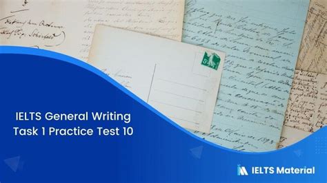 Ielts General Writing Task 1 Practice Test 17
