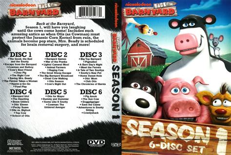 Back At The Barnyard Season 1 2011 R1 Dvd Cover
