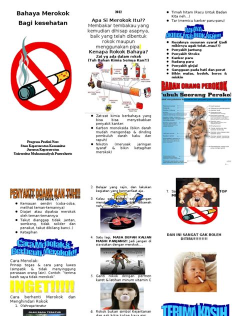 leaflet bahaya merokok smp pdf