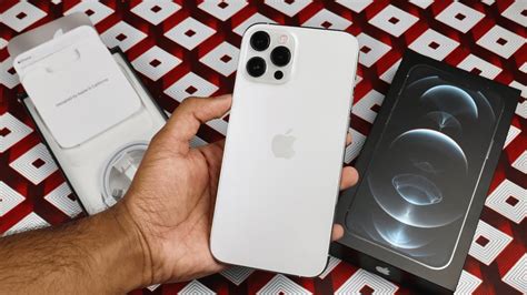 Silver Iphone 12 Pro Max Unboxing First Impressions Youtube