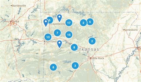 34 Map Of Waterfalls In Arkansas Maps Database Source