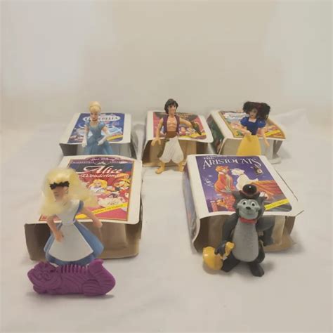 1995 Mcdonalds Walt Disney Masterpiece Collection Happy Meal Vhs Toys Lot Of 5 799 Picclick