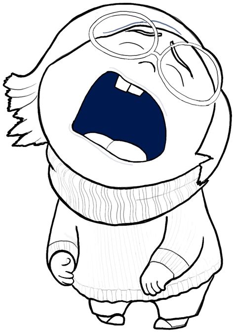 Inside Out Drawing Sadness at GetDrawings | Free download