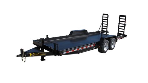 17000 Gvwr Deluxe Diamond Floor Skid Steer Trailer Kaufman