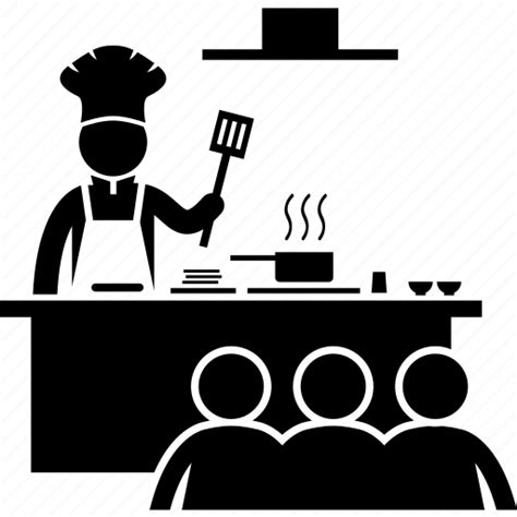 Chef Class Cook Demonstration Learn Learning Lesson Icon