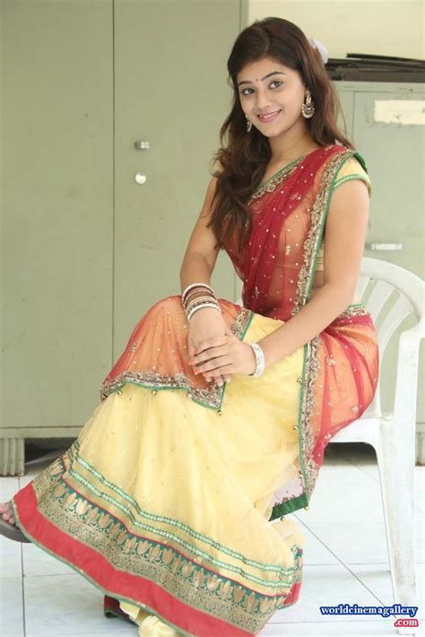 Yamini Bhaskar Sexy Navel Yellow Saree