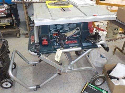 Bosch 4000 Contractors Table Saw With Construction Site Stand
