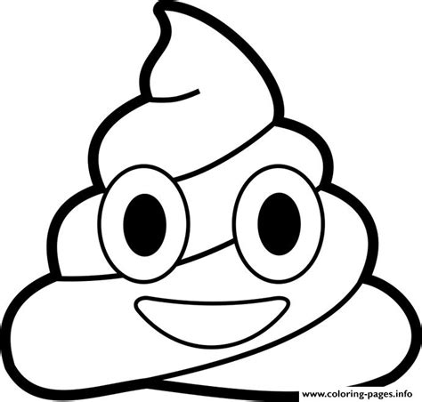This time we have emoji coloring pages for your little artists! Emoji Poop Coloring Pages Printable