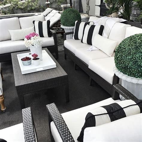 Best 25 Black Outdoor Furniture Ideas On Pinterest Outdoor Inside