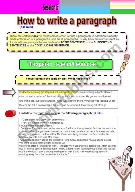 Learning To Write Paragraphs Worksheets