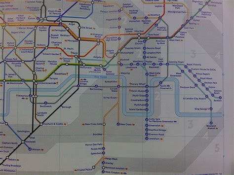 New Tube Map Featuring New London Overground Line
