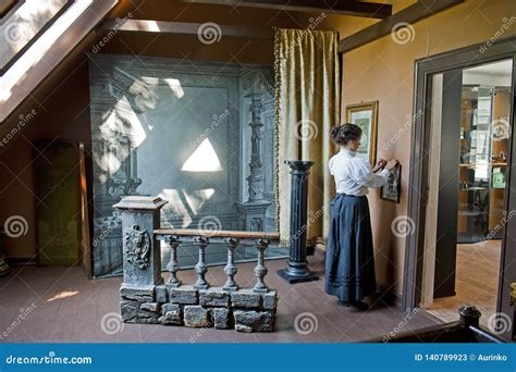 Photographic Atelier In Gamle Old Bergen Museum Editorial Stock Photo