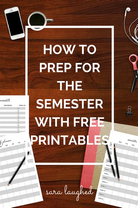 These Free College Printables Are The Perfect Way To Prepare For Your