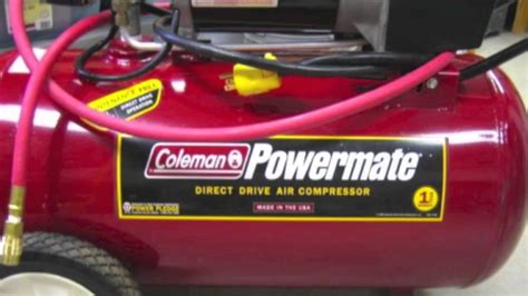 Top Coleman Powermate Air Compressor Models From 11 Gallon To 27