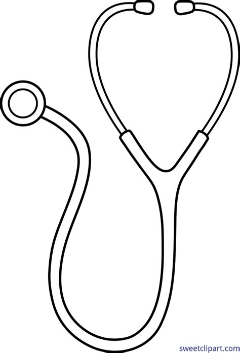 Free Printable Stethoscope Coloring Pages Melissaeceaton