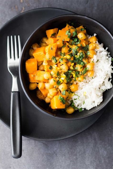 Vegan Sweet Potato And Chickpea Curry Green Healthy Cooking