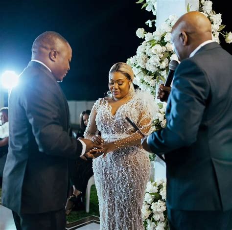 President Mnangagwas Son Collins And His Wife Renew Wedding Vows Photos Mbare Times