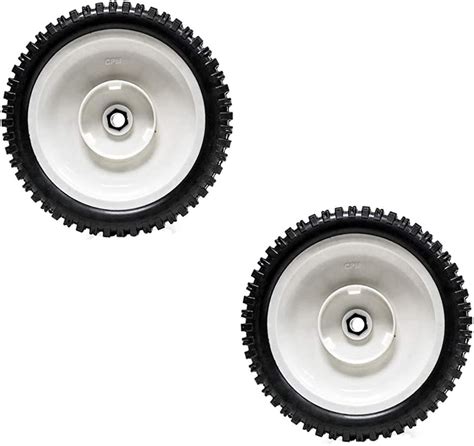 Lawn Mower Parts 180773 Set Of 2 White Geared Front Drive