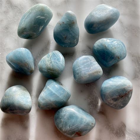 Aquamarine Tumbled Pocket Stone Minera Emporium Crystal And Mineral Shop