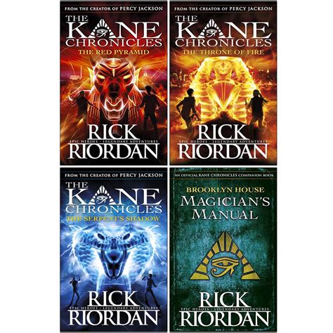 The Kane Chronicles Collection Rick Riordan 4 Books Set The Red