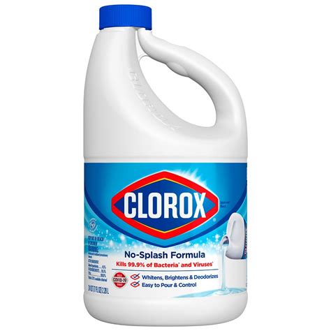 Clorox Splash Less Disinfecting Bleach Regular Walgreens