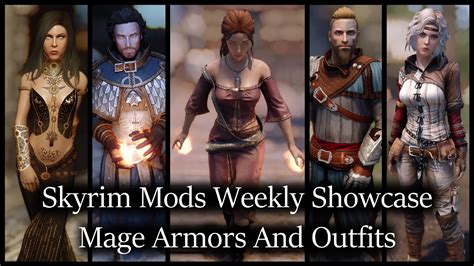 Skyrim Mods Weekly Showcase Mage Armors And Outfits Youtube