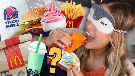 Hour Blindfold Fast Food Challenge This Was Hard Youtube
