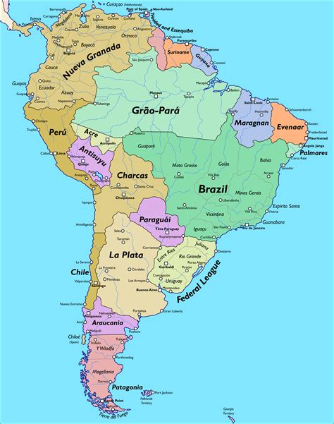 Rio Grande South America 35 Images Map Of South America Showing De Janeiro Natal Grande Do Norte Grande