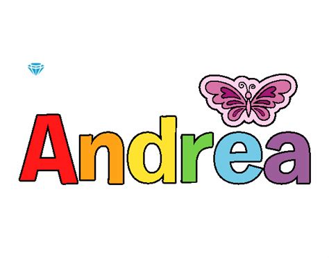 Dibujo de Nombre Andrea pintado por Andrea en Dibujos net el día a las