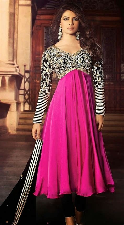 Priyanka Chopra In Anarkali Churidar Suits Fashion