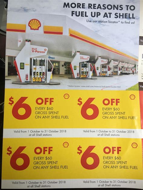 Shell Petrol Discount Coupons Tickets And Vouchers Vouchers On Carousell