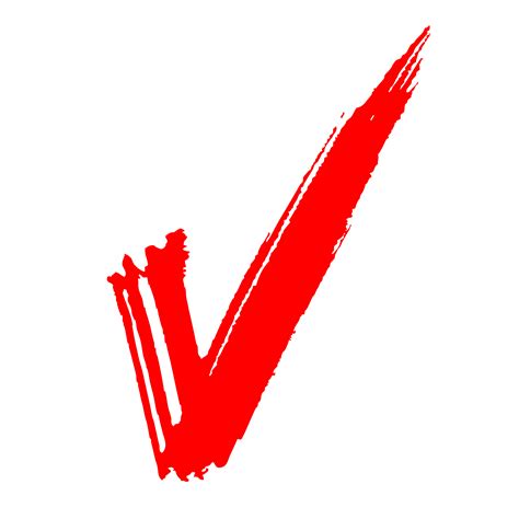 Red Tick Png Clipart Best
