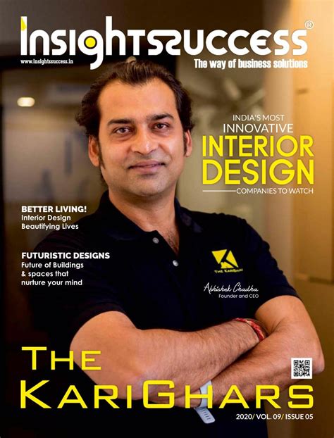 Insights Success Indias Most Innovative Interior Design Companies Magazine