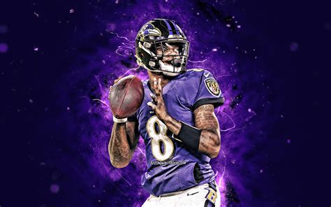 Download Imagens Lamar Jackson 4k O Quarterback Baltimore Ravens