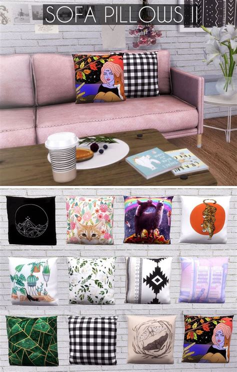 Cushions And Blankets Página Web De Descargassims Ts4cc Sims 4 Cc