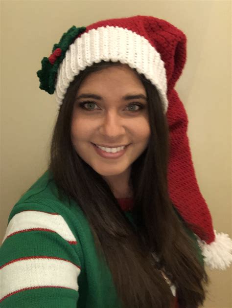 My Santa Hat With The Holly Berry Winter Hats Santa Hat Hats