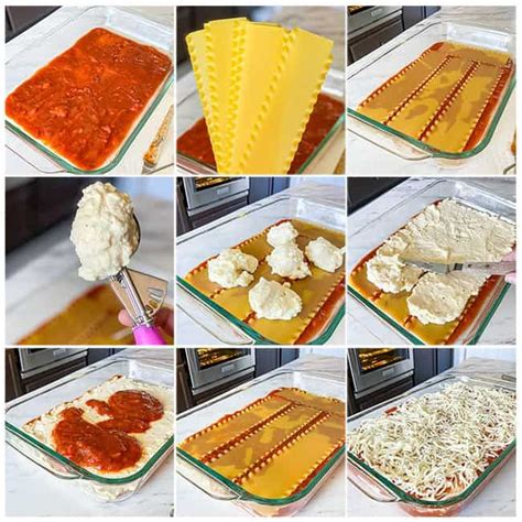Step By Step Photos Of How To Make An Easy Lasagna Easy Lasagna