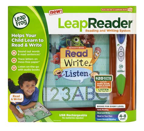 Leapfrog Leapreader Reading And Writing System With Tag World Map And