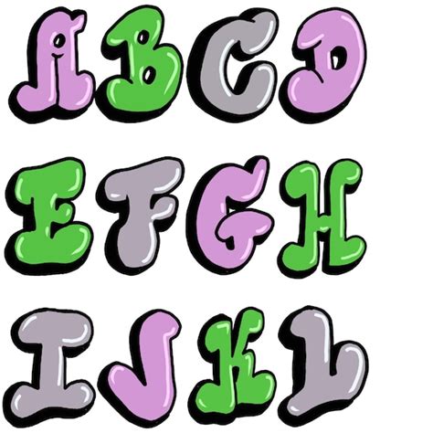 Bubble Letters Png Images Printable Bubble Font Svg Wavy Alphabet Svg