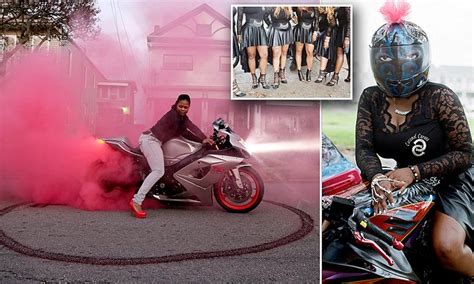 Caramel Curves All Female Biker Squad In New Orleans Daily Mail Online