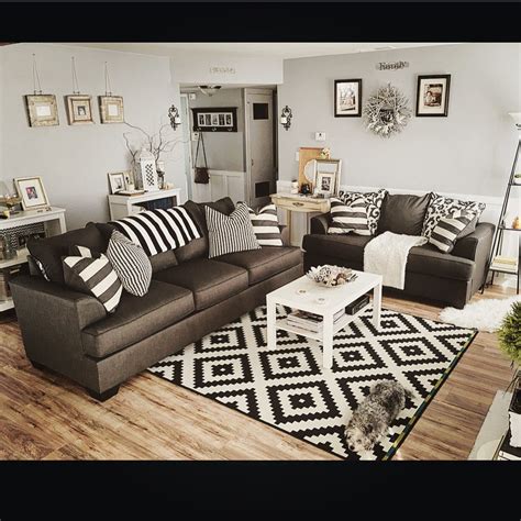 Living Room Levon Charcoal Sofa Sleeper Brown Living Room Decor