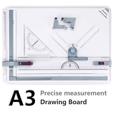 Preciva A3 Drawing Board Set Technical Drafting Table Metric System 51