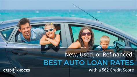 Because car loans are secured by the vehicle you by, you can expect lower interest rates — sometimes under 5%. Best Auto Loan Rates With A Credit Score Of 560 To 569 ...