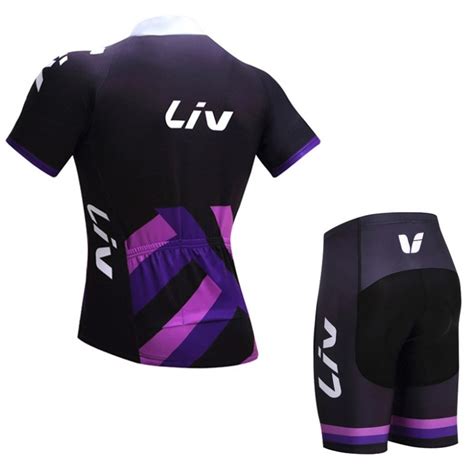 Manches longues bleu maillots cyclisme vanille bicyclette costumes vestes. Ensemble cuissard vélo et maillot cyclisme femme Liv ...