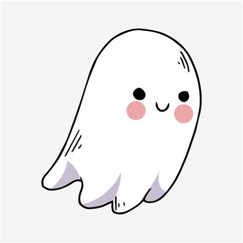 Cute Halloween Ghost Clipart Transparent Background Cute Ghost Ghostly