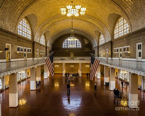 Ellis Island Great Hall Photograph By Perry Webster Pixels