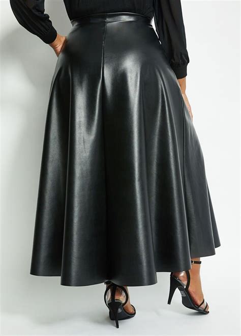 Leather Skirt Outfit Leather Pleated Skirt Leather Dresses Leather