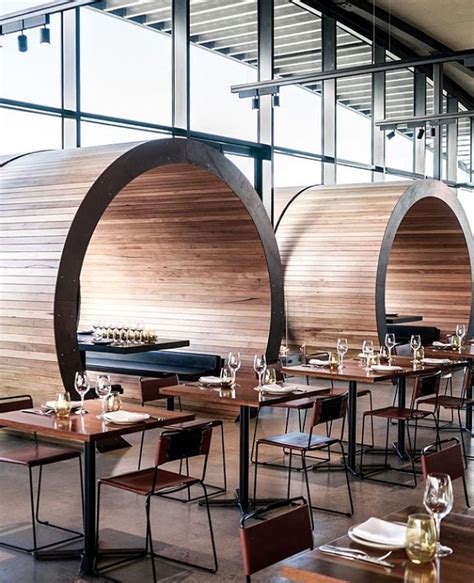 Restaurant With This Wooden Booth Design Concept Shows Simplicity And