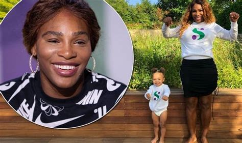 The tennis superstar shared photos of the duo practicing together thursday,. Serena Williams and daughter Alexis mark the start of Wimbledon 2019 in matching tops | Carmon ...